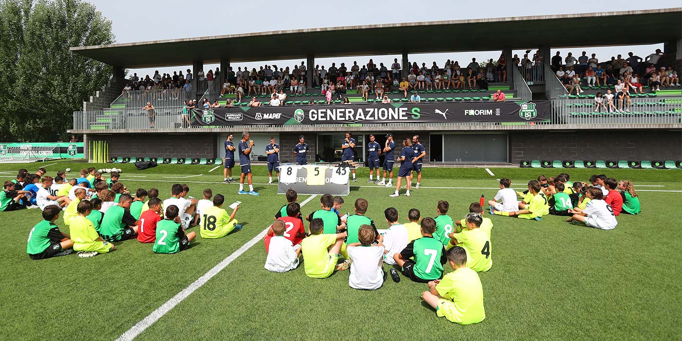 Terzo turno dei Sassuolo Camp al Mapei Football Center U.S. Sassuolo