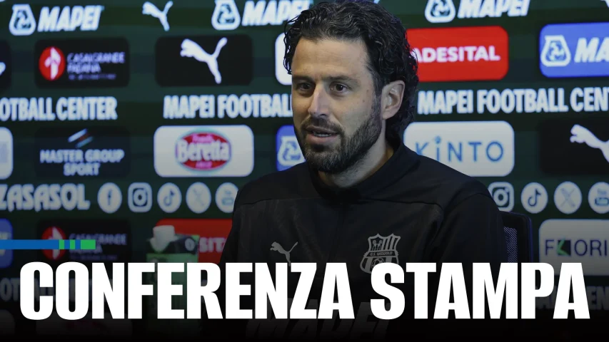 Mister Fabio Grosso prima di Pisa-Sassuolo