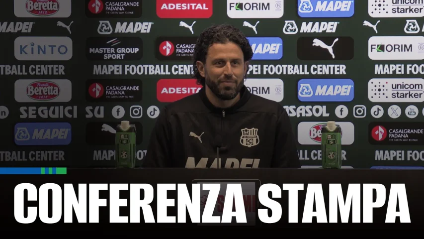 Mister Fabio Grosso prima di Spezia-Sassuolo