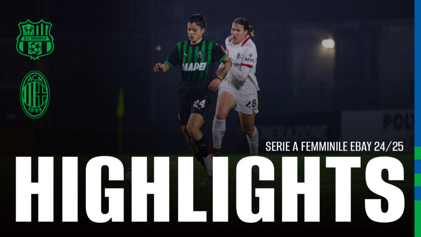 Serie A Femminile eBay | Sassuolo-Milan 2-3